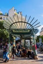 Historic metro station Chatelet in Paris, France Royalty Free Stock Photo